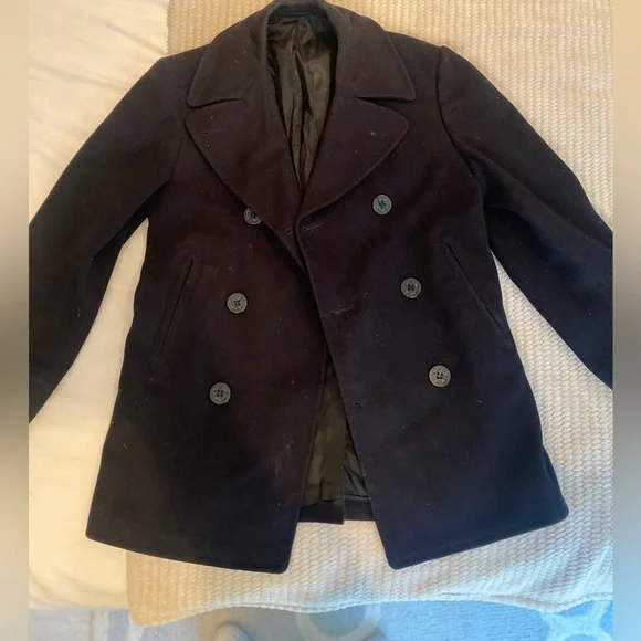 Vintage | Jackets & Coats | Wwii Era Wool Us Navy Pea Coat | Poshmark